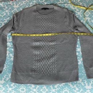 Brooks Brothers Cable Front Merino Wool Sweater, Womens L